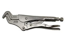 Picture of K-Tool International 54053 9" Parrot Plier for Garages, Repair Shops and DIY, 3 Sided File-cut Grip, Chrome-molybdenum Steel, 15/64" to 1-1/4" (6-32mm) Jaw Capacity, Adjustable Pressure Screw