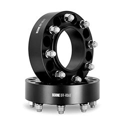 Picture of Mishimoto BNWS-003-450BK Wheel Spacers, 5x127, 71.6mm Center Bore, M14 X 1.5, 1.75-In Thick, Black