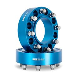 Picture of Mishimoto BNWS-002-500BL Wheel Spacers, 8x170, 125mm Center Bore, M14 X 1.5, 2.00-In Thick, Blue