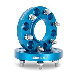Picture of Mishimoto BNWS-001-250BL Wheel Spacers, 6x139.7, 93.1mm Center Bore, M12 X 1.5, 1.00-In Thick, Blue