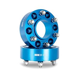 Picture of Mishimoto BNWS-001-500BL Wheel Spacers, 6x139.7, 93.1mm Center Bore, M12 X 1.5, 2.00-In Thick, Blue