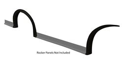 Picture of Five Star Fabricating 007-261-BR Fivestar 007-261-Br Md3 Wheel Flares Dirt Black Right