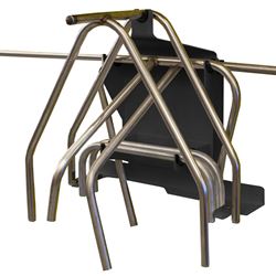 Picture of Hepfner Racing Products HRP6135-BLK Nerf And Bumper Rack Black