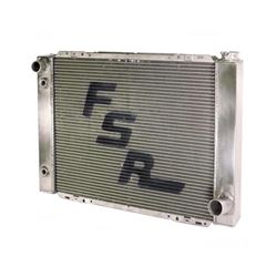 Picture of FSR Racing 2719D2-16 Radiator Chevy Double Pass 27.5in X 19in -16an