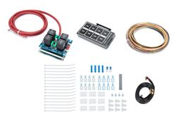 Picture of Auto-Rod Controls 4004D 4 Switch In-Dash Control Module  C/f Finish