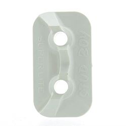 Picture of Stud Boy 2511-P2-WHT Pro Series Super Lite Double Backing Plate - White - .50in. 2511-P2-WHT