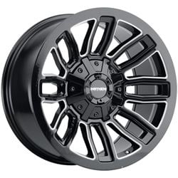 Picture of Mayhem 8108-2137BM-26 MAYHEM DECOY 8108 GLOSS BLACK MILLED 20X10 6-135/6-139.7 -26MM 106MM