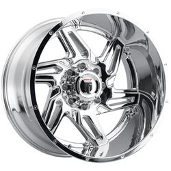 Picture of AMERICAN TRUXX AT186-24473C-76 AT186-241426C AMERICAN TRUXX SPURS AT186 CHROME 24X14 5-127 -76MM 78.1MM