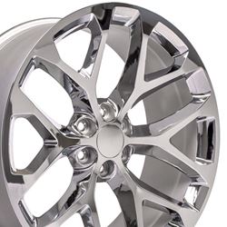 Picture of OE Wheels CV9824100655024CI Chrome Wheel Painted (24 x 10. inches /6 x 139 mm, 24 mm Offset)