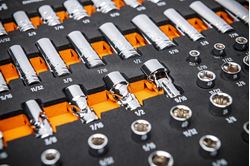 Picture of GearWrench GWMSSKT14SAE 68 Piece 1/4” Drive Master SAE Socket Set in Foam Storage Tray