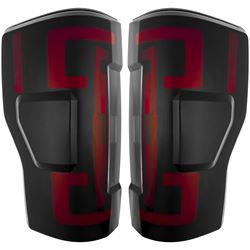 Picture of Recon 264399LEDBK Ford Superduty F250 350 450 550 20-22 (replaces Oem Led Style Tail Lights With Blis Blind Spot Warning System) Oled Tail Lights - Smoked Lens