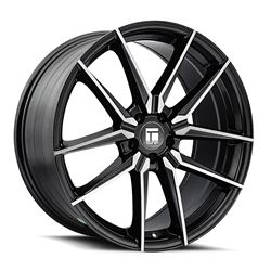 Picture of Touren 3294-8844TG35 TOUREN TR94 3294 GLOSS GRAPHITE BRUSHED WITH DARK 18X8 5-100 35MM 56.1MM