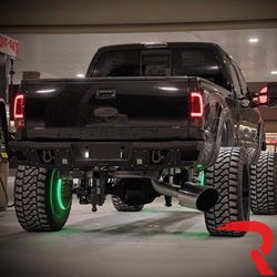 Picture of Recon 264293BKS Fits 08-16 Super Duty 08-16 (F250,F350,F450,F550) Smoked Lens OLED Tail Lights with Scanning Turn Signals
