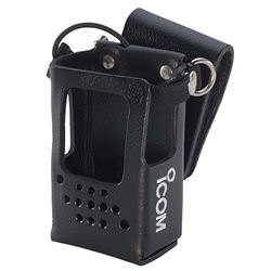 Picture of Icom LCF1052S Leather Case W/swivel Belt Loop & D-ring F/f52d, M85 & M85is