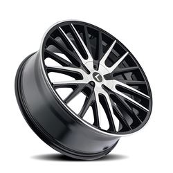 Picture of KRAZE KR185-7809BM38 KRAZE DOUBLE DOWN KR185 GLOSS BLACK MACHINED 17X8 5x112/5x120 38MM 74.1MM