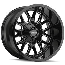 Picture of Mayhem 8107-2970BM MAYHEM COGENT 8107 GLOSS BLACK MILLED 20X9 8-170 0MM 125.2MM