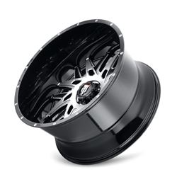 Picture of AMERICAN TRUXX AT184-26470BM-76 26" Inch 8x6.69 Wheel Rim DNA AT184 26x14-76mm Black MACHINED