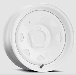 Picture of Allied Wheels 2066080XHD-W Allied - Pacer 310W White Spoke 16X6