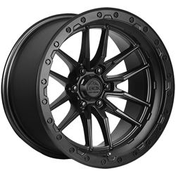 Picture of Lock Off-Road Wheels KRAWLER-2169MB KRAWLER Matte Black W Matte Black Ring