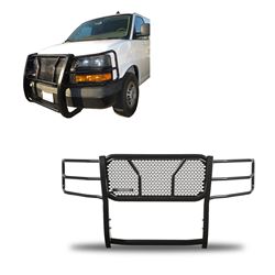 Picture of Black Horse RU-GV02MA-B Rugged Heavy Duty Grille Guard