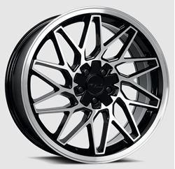 Picture of KATANA WHEELS KR09-188008GBF KR09 Glossy Black Machined Face