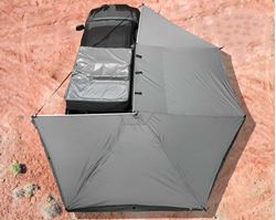 Picture of Overland Vehicle Systems 19529907 Nomadic 270 Degree Awning Passenger Side Grey Green