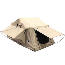 Picture of Overland Vehicle Systems 18119933 LD TMBK - Soft Sided Roof Top Tent, 2 Person, Tan Body & Green Rainfly