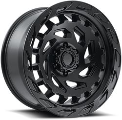 Picture of American Outlaw Wheels 139-2983MB Chisel Black Machine Face