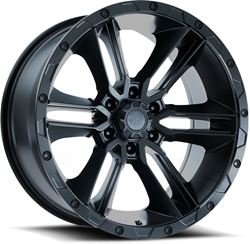 Picture of American Outlaw Wheels 100067 Railcar Satin Black