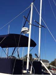 Picture of Seaview SM18R Mast Mount for 18" Raymarine, Garmin, 3G, 4G, BR24 Radar/ will fit a mast 2 5/8 in. or larger
