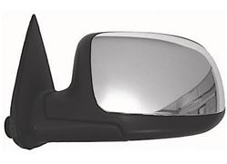 Picture of Sherman 901-322L LH DOOR MIRROR PWR HTD TEXT W/CHR COVER FOLDING SILVERADO/SIERRA 99-02