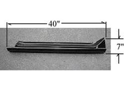 Picture of Sherman 897-02L LH ROCKER PANEL 2 DOOR CHEVY/ P/U 67-72; BLAZER/JIMMY 69-72