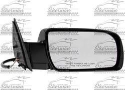 Picture of Sherman 900-320R RH DOOR MIR PWR NON-HTD GLOSS BLK NON-FLDG / C/K P/U 88-02;BLAZ ER/TAH/YUK 92-00;SUBURBN 92-99
