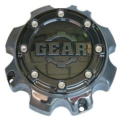 Picture of GEAR OFF ROAD CAP-8L-B14 CAP-8L-B14 G/A GLOSS BLK BOLT-ON CAP W/COGS FOR 8 LUG
