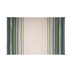 Picture of FAULKNER 68678 Mat Striped 9x12 Aqua/nav