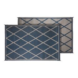 Picture of FAULKNER 68912 Mat Diamond 9x12 Blue/ivo