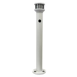 Picture of Seaview SVLTP36LED 36" tall 1.25" diameter light post with 2.75" round base plate/ Comes with LTBLED12 nav light