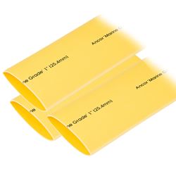 Picture of Ancor 307903 ANCOR HEAT SHRINK TUBING 1"X3" YELLOW 3PCS