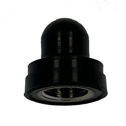 Picture of Paneltronics 048-055 PANELTRONICS RUBBER BOOT  ROUND 5/8 DIAMETER BLK F/PUSH