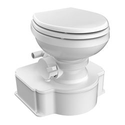 Picture of Dometic 312500001 DOMETIC M65 MARINE GRAVITY TOILET-WHITE - ELONGATED SEAT