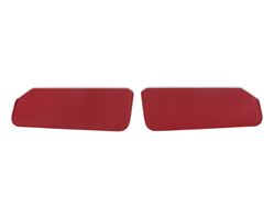 Picture of Brothers Trucks 05-345  GMT400 Foamback Sunvisor Pair - Cloth - Red