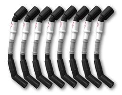Picture of Kooks Headers 750202 11mm Spark Plug Wires (8 Pc. Set). Grey With Black Boots. Lsx Car