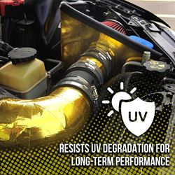 Picture of Design Engineering Dei 010396 For Firewalls, Bulkheads, Engine Covers, Floors, Seat Bottoms And
more; Capable Of Handling Continual Temperatures Up To 850f;
resists Uv Degradation For Long-Term Performance; Virtually No
clearance Needed; Adhesive Protected By A Release Liner Rated