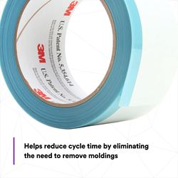 Picture of 3M 6349 MASKING TAPE 8MM X 10M TRIM BLUE
