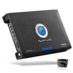Picture of Planet Audio AC40001D Anarchy Series Car Audio Amplifier - 4000 High Output, Class D, Monoblock, 1 Ohm Stable, Low Level Inputs, Low Pass Crossover, Hook Up To Stereo and Subwoofer