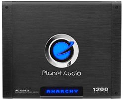 Picture of Planet Audio AC12002 2 Channel Car Amplifier - 1200 Watts, Full Range, Class A/B, 2-4 Ohm Stable, Mosfet Power Supply, Bridgeable