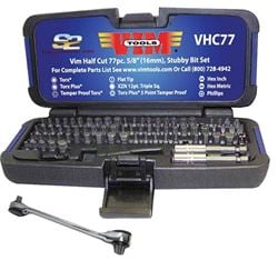 Picture of VIMTools VHC77 77 PC. Half Cut Set, Torx