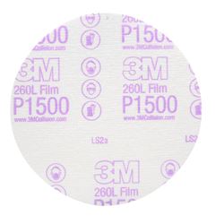 Picture of 3M 00950 Hookit 6" P1500 Grit Finishing Film Disc
