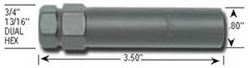Picture of Gorilla Automotive 1921SDKEY Spline Drive Standard Size 6 Spline Key 19/21mm Hex Black 1 Each 1921SD-KEY