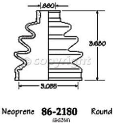 Picture of EMPI 86-2180-D CV Boot